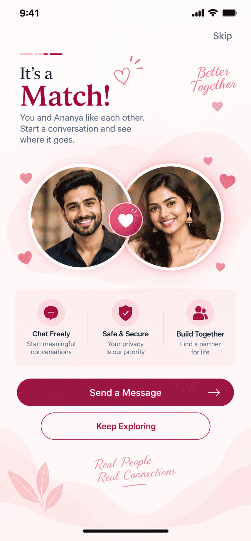 Shortlisted Profiles & Mutual Alerts